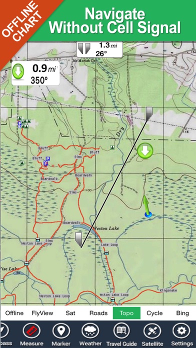 Baxter State Park - GPS Map Navigator screenshot 2