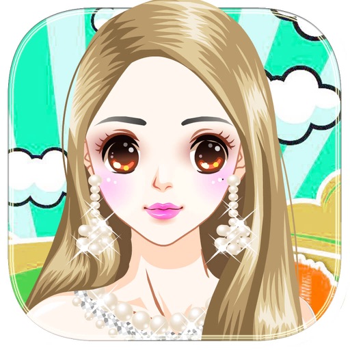 Princess makeup salon-dress up girl games for free icon