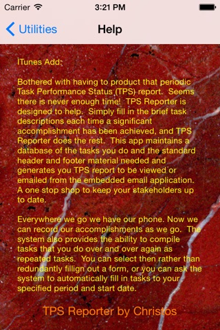 TPSReporter screenshot 4