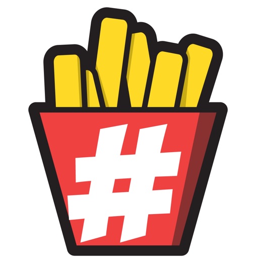 #Foodie-Hashtag Stickers for Food Lovers!