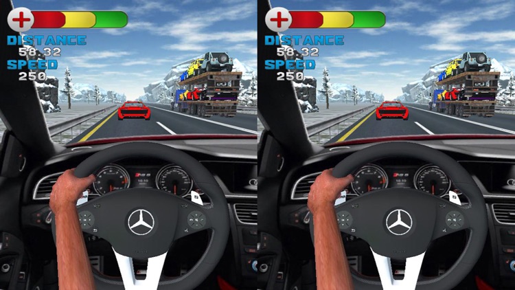 VR Highway Car Traffic Rider: No Speed Limits Free screenshot-3