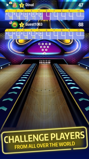 ‎Bowling Central - Online multiplayer, Puzzles, Tournaments, Apple TV support, Free game! Screenshot