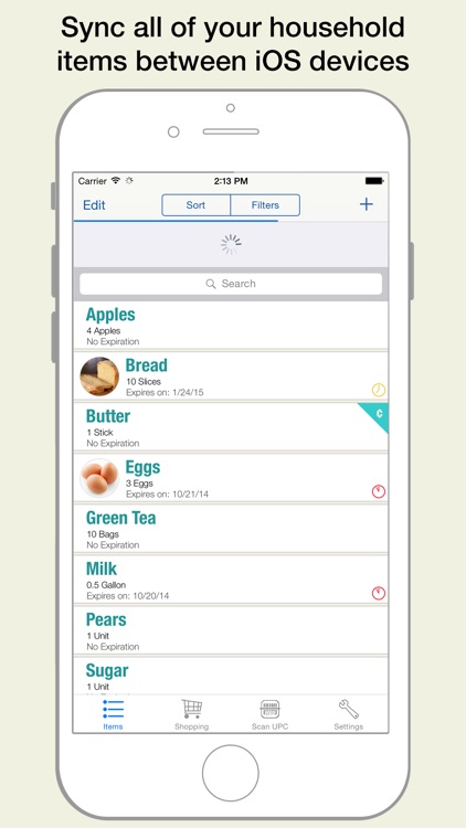 Pantry Manager: Shopping list and grocery management