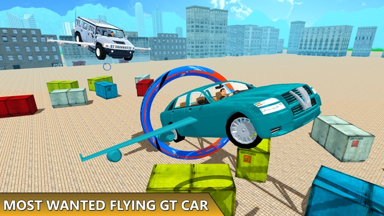 Flying Car Extreme GT Stunts screenshot-3