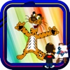 Book Colouring For Cartoon Tiger Version