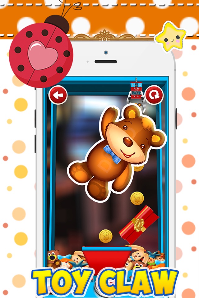 Animal Toy Prize Claw Machine : Puzzle Free Fun Game  for kids screenshot 3