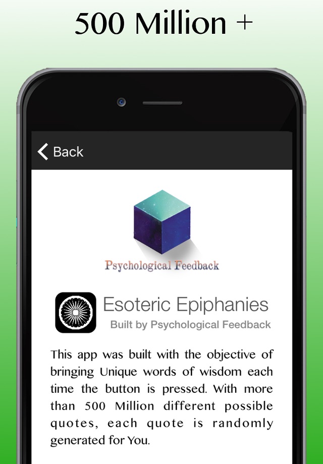 Esoteric Epiphanies Free - More Than 500 Million Possibilities screenshot 2
