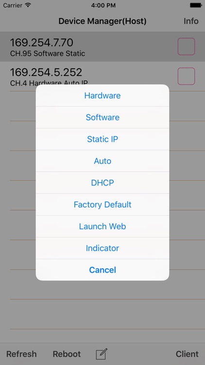 Device Manager for HDV system