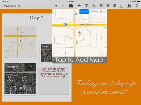 Travel iBlog HD screenshot 2
