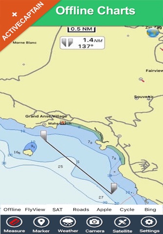 Seychelles HD GPS charts screenshot 2