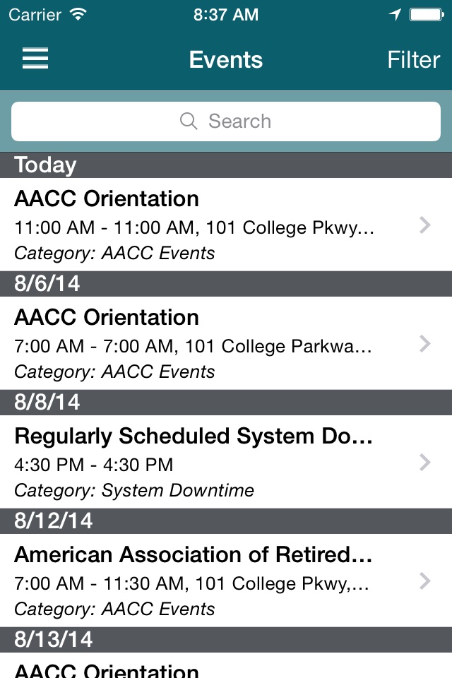 AACC Mobile screenshot 3