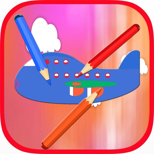 Airplane Coloring Pages Icon