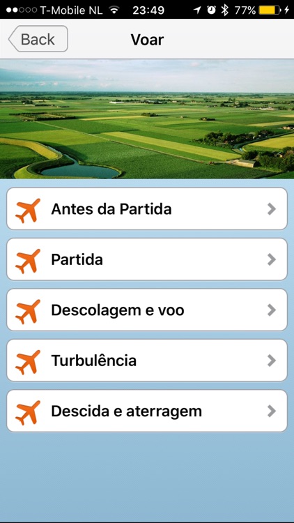 Medo de Voar App