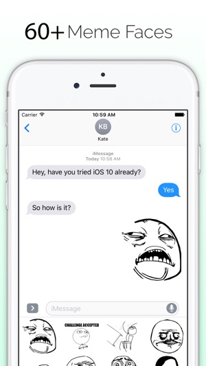 Meme Faces - Memes for iMessage