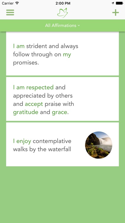 Instar Affirmation Writer