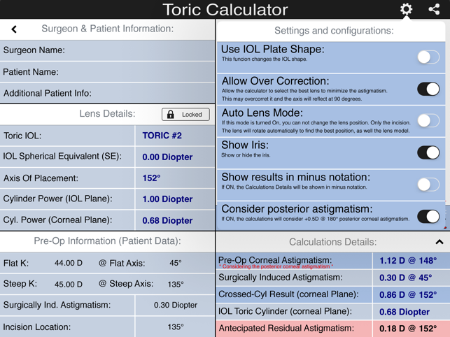 IOL Toric Calculator(圖4)-速報App