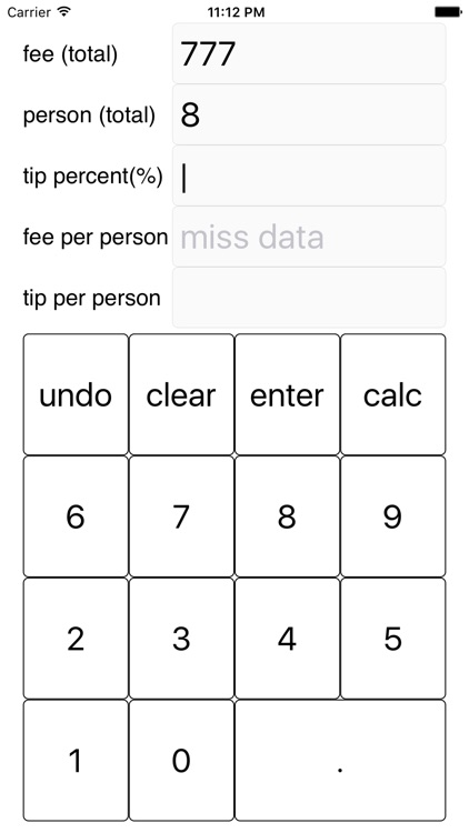 tip calculator - good, cheap screenshot-4