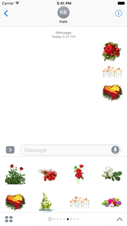 Flowers Stickers Pack FOr iMessage