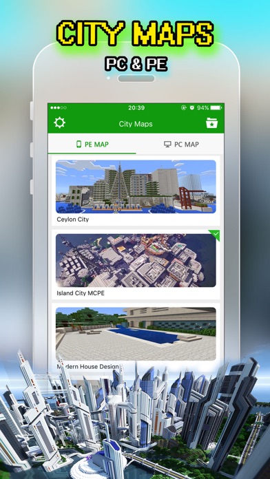 Best City Maps Pro for Minecraft PE Pocket Edition Screenshot 1