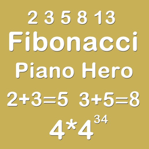 Piano Hero Fibonacci 4X4 - Playing With Piano Music And Merging Number Block iOS App