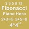 Piano Hero Fibonacci 4X4 - Playing With Piano Music And Merging Number Block