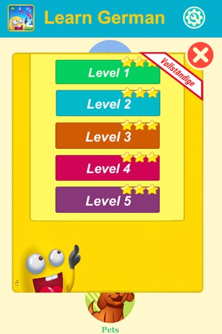 German Vocabulary: funny puzzle games screenshot 3