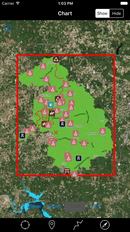 Davy Crockett National Forest – Offline Navigator