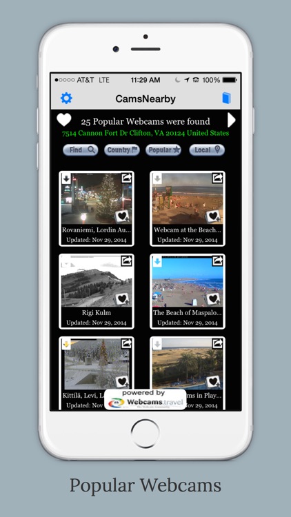 CamsNearby - Shows live webcams near your current location screenshot-4