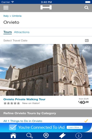 Orvieto Hotels + Compare and Booking Hotel for Tonight with map and travel tour screenshot 2