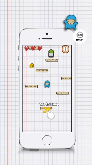 Sketch Jumper - Platform Flying Game(圖2)-速報App