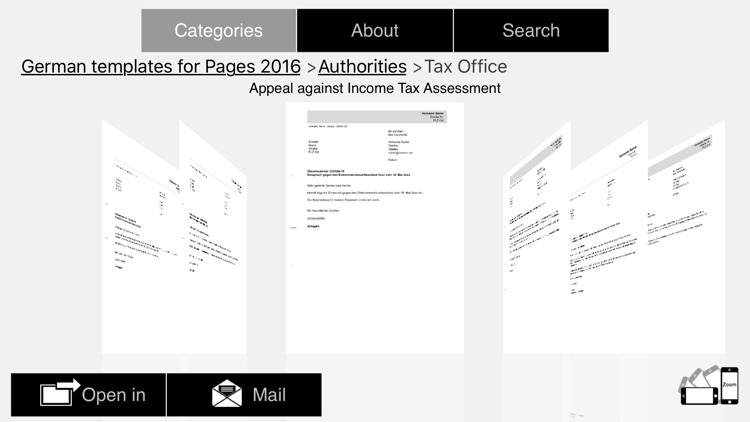 German Templates for iWork 2016