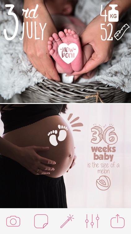 Baby Milestone Photos Pro screenshot-3