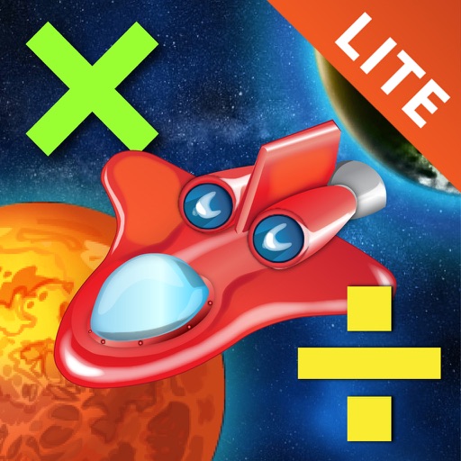 Space Mathematics: Multiplication and Division — Lite iOS App