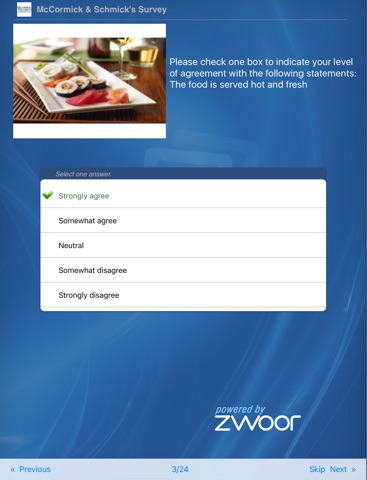Zwoor Survey for iPad screenshot 2