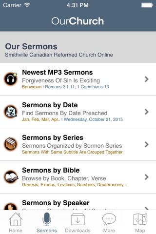 Smithville Canadian Reformed screenshot 2