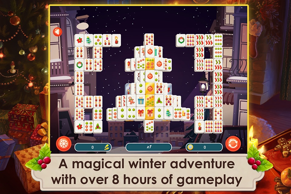 Mahjong Christmas 2 Free screenshot 2