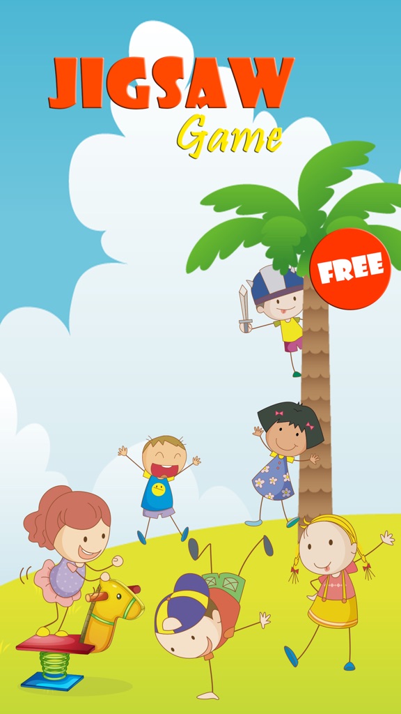 【图】動畫片 男生女生 卡通拼图 宝宝 谜题 自由 嬰兒遊戲(截图1)