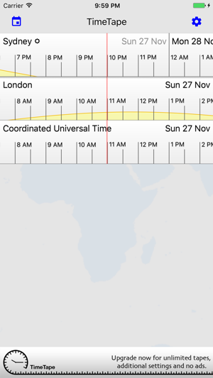 TimeTape - Visual Time Zone Converter(圖1)-速報App