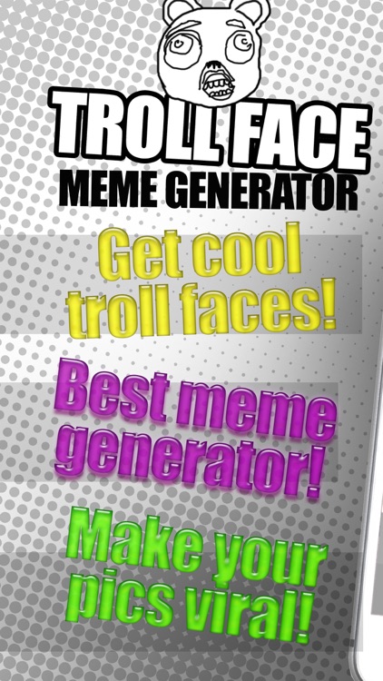 Troll Face – Meme Generator Photo Editor and Text on Photos For Viral Pics on Social Networks