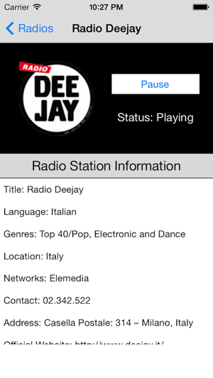 Italy Radio Live Player (Italian/Italia/italiana)(圖4)-速報App