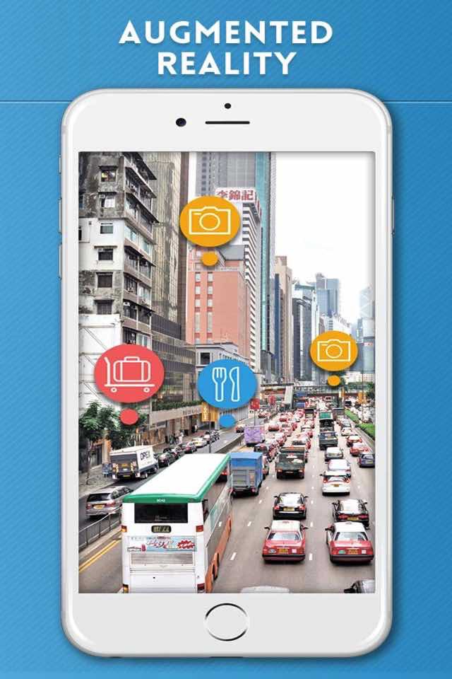 Hong Kong Travel Guide with Metro Map and GPS screenshot 2