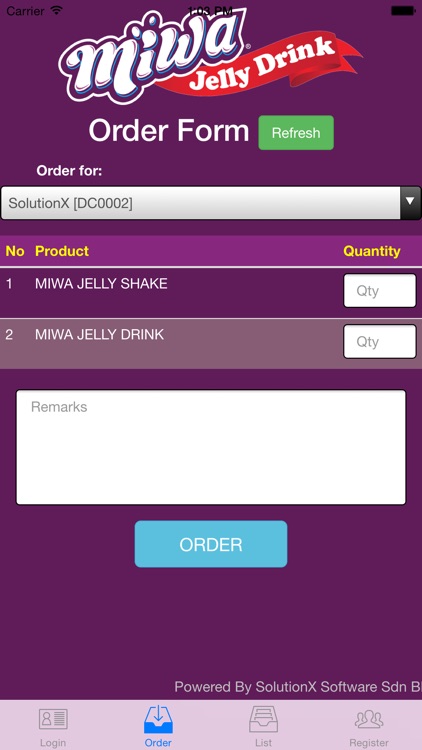 MIWA Order App