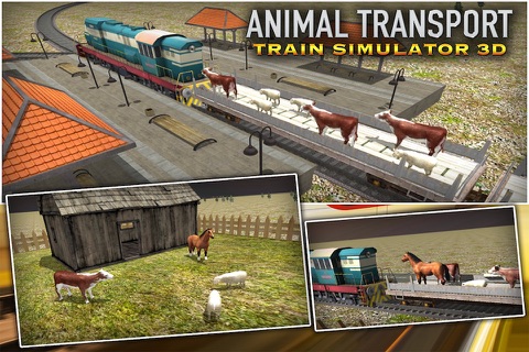 Animal Transport Train Simulator 3D screenshot 4