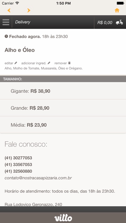 Nostra Casa Pizzaria screenshot-4