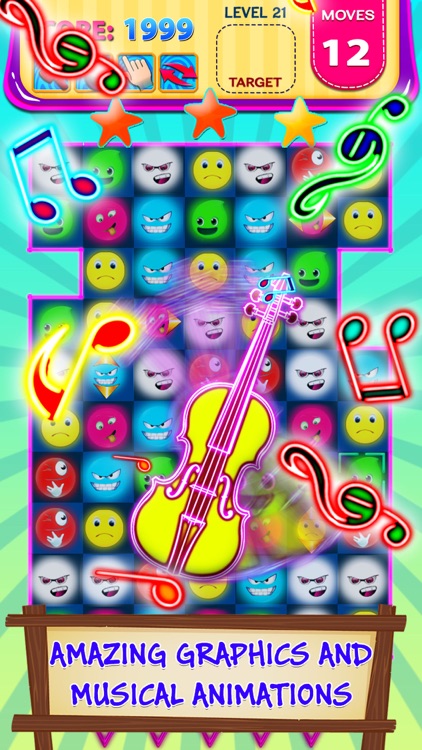 Super Emoji Blitz - Musical Match 3