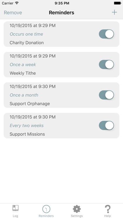 iGiveIt Free - Donation and Charity Tracker Log and Calculator