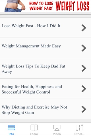 Weight Loss - How To Lose Weight Fast+ screenshot 2