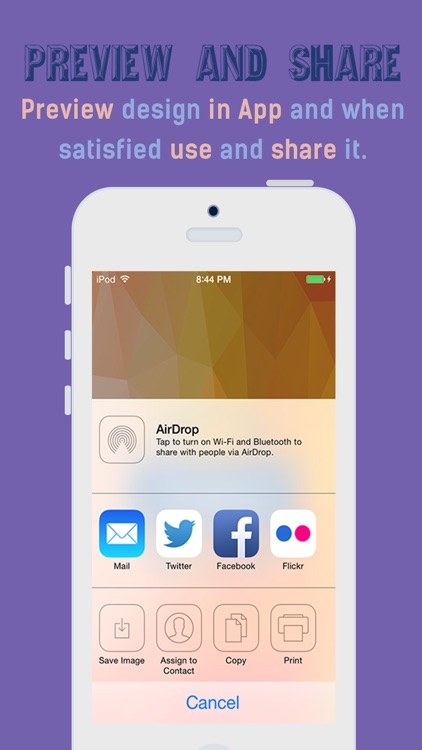 iPolygram- Create your own custom wallpapers and backgrounds screenshot-4