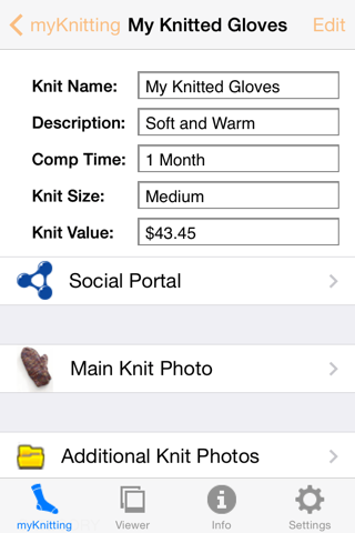 myKnitting screenshot 3