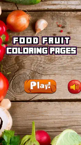 Game screenshot Food Fruit Coloring Page Drawing Book for Kids mod apk